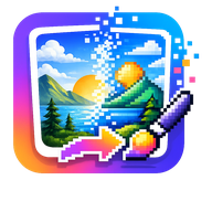 MakePixelArt image to pixel art converter logo